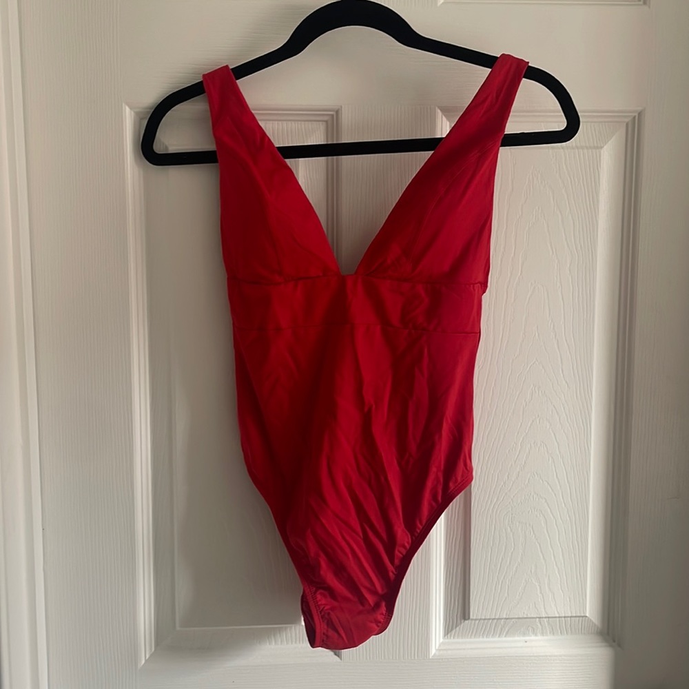 Cherry Red Andie Sardinia one piece